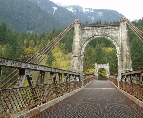 Fraser River Unexpected Rock Climbing