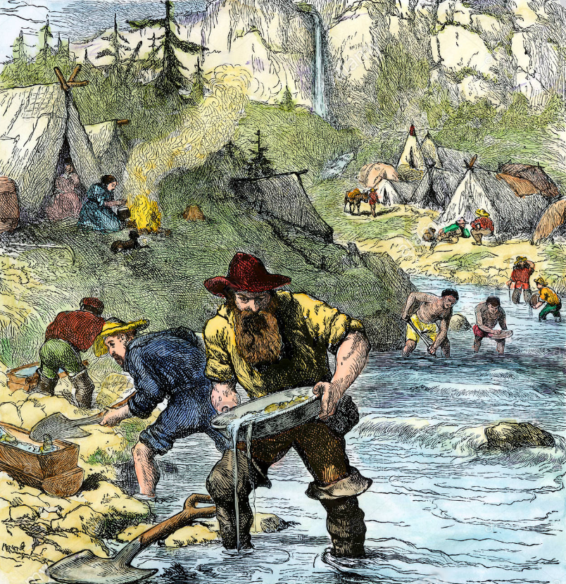 Fraser river gold rush
