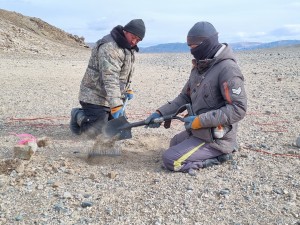 digging for placer gold altai mongolia